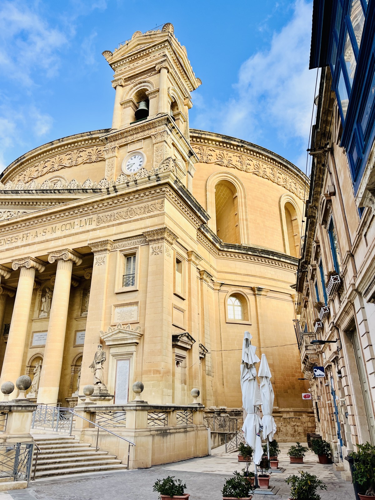 The Rotunda of Mosta, a large domed church in central Malta